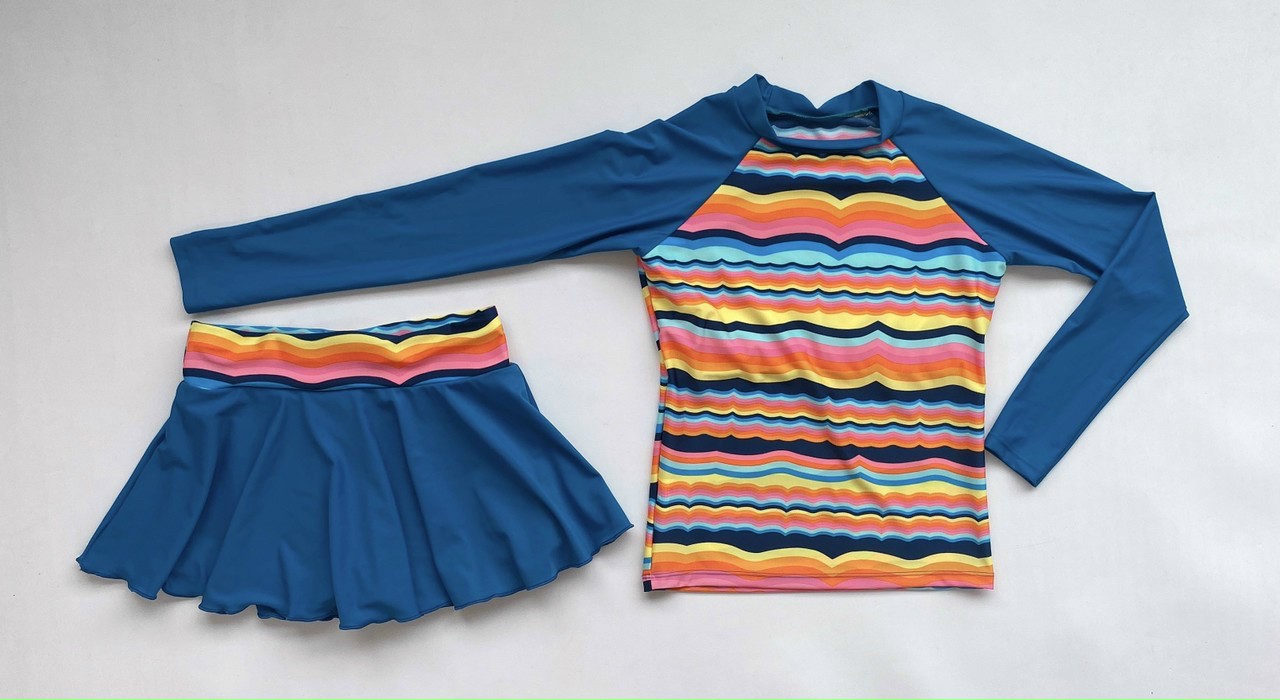 Váy Tắm Đi Biển Đi Bơi Nữ 2 Mảnh Size Từ 45-72Kg