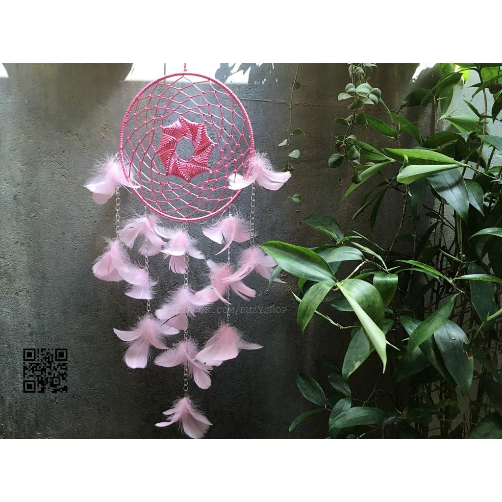 DREAMCATCHER- vòng đuổi bắt giấc mơ loại lớn (ngang 25cm/dài 75cm)- LÔNG VŨ lo