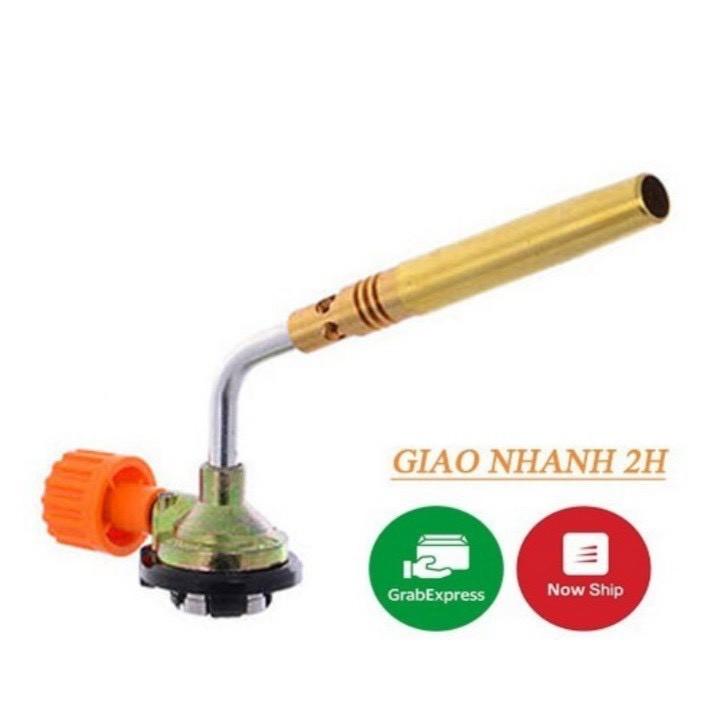 Đèn khò gas ống đồng cao cấp - Tặng kèm que hàn và bột hàn