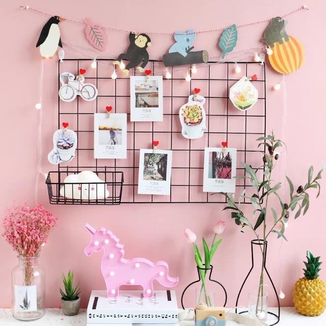 Tấm Lưới Thép Lắp Ghép Đa Năng Làm Kệ Tủ Văn Phòng, Treo Ảnh, Quây Chuồng Thú Tặng Kèm Phụ Kiện zz01-zz42