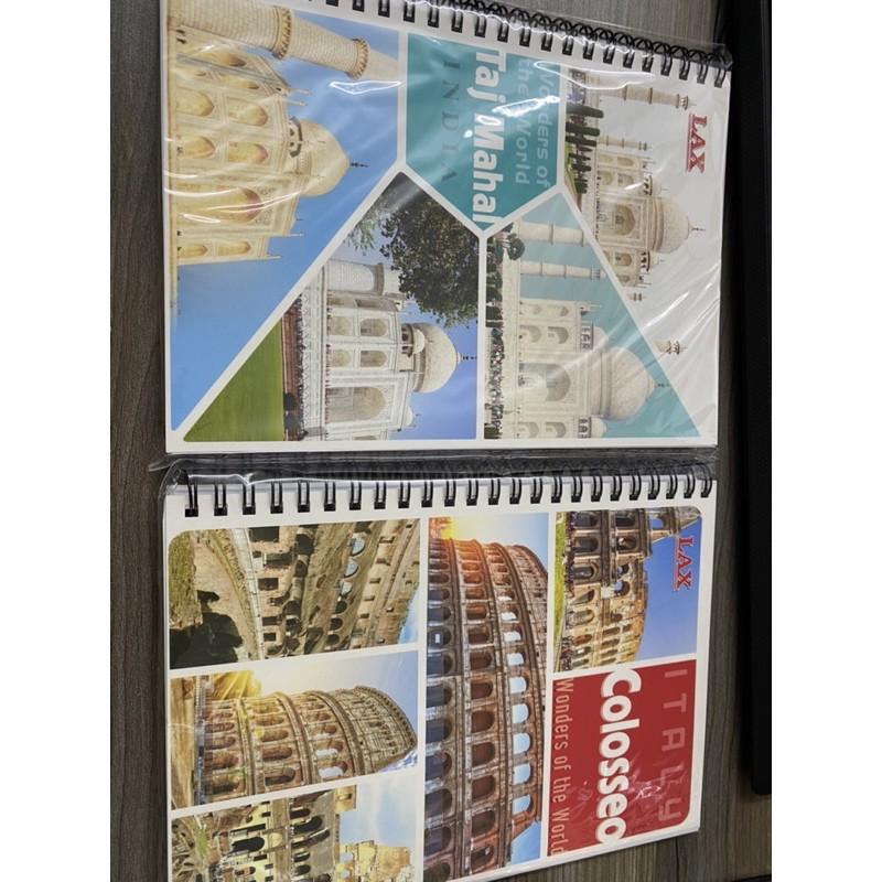 Sổ lò xo a5 7 kỳ quan thế giới 200trang