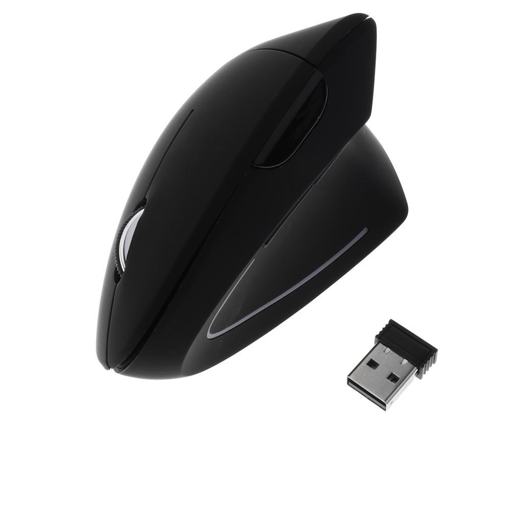 6D 2.4G Wireless Optical Gaming Mouse 1600DPI Vertical Mice