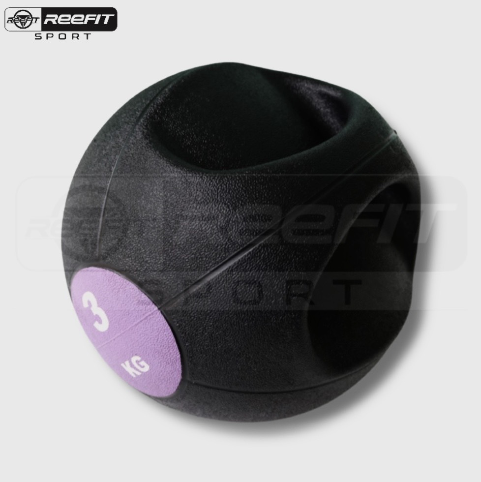 Bóng đập Medicine Ball 3kg có tay cầm RF54002