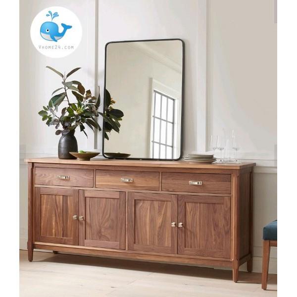 GƯƠNG TRANG TRÍ DECOR CHỮ NHẬT BO GÓC VIỀN KIM LOẠI GTR098N