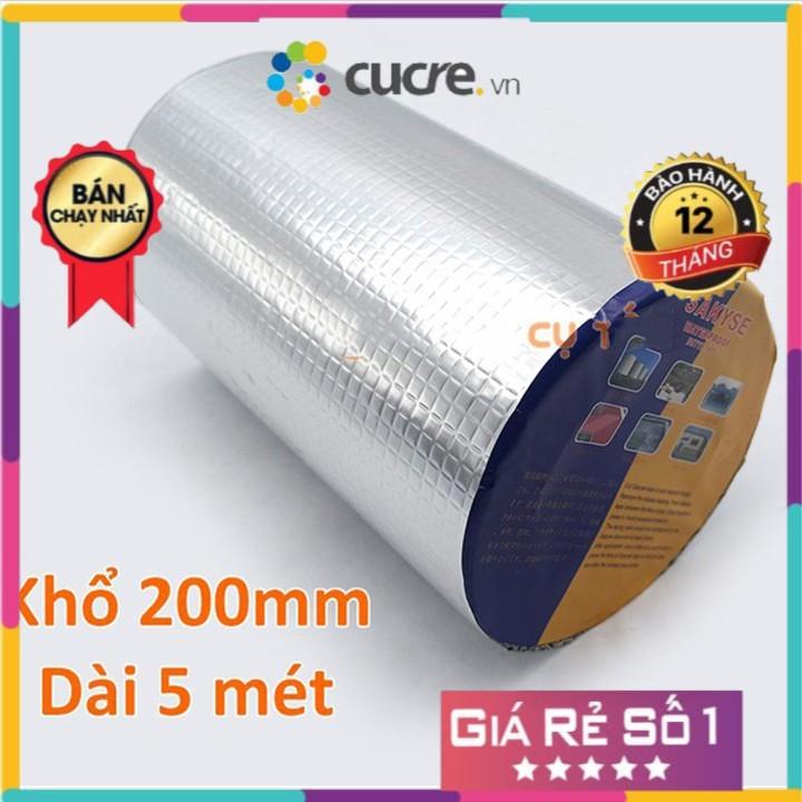 Băng keo chống thấm rộng 20cm , băng keo siêu dính, băng keo chống dột thấm nước, dán mọi bề mặt