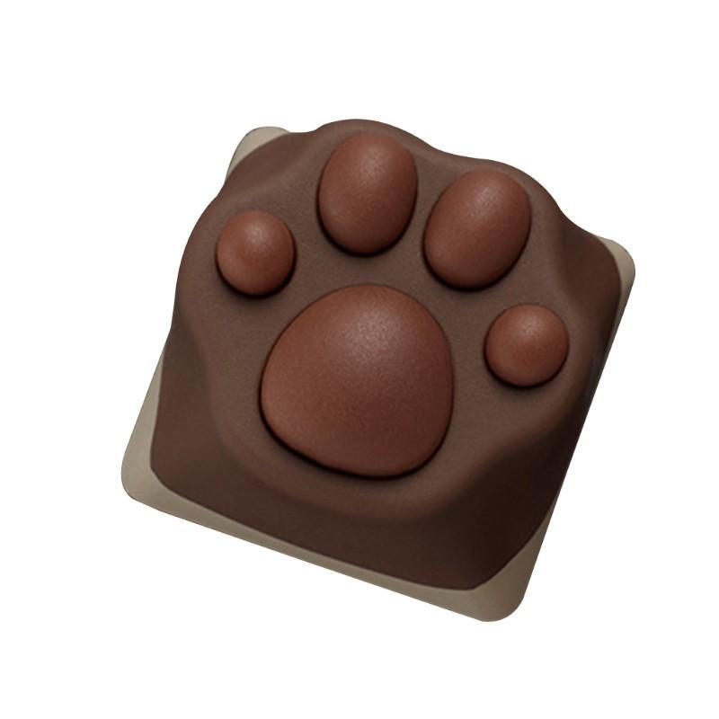 Nút bàn phím cơ thiết kế hình dấu chân mèo bằng silicone dành cho Cherry MX