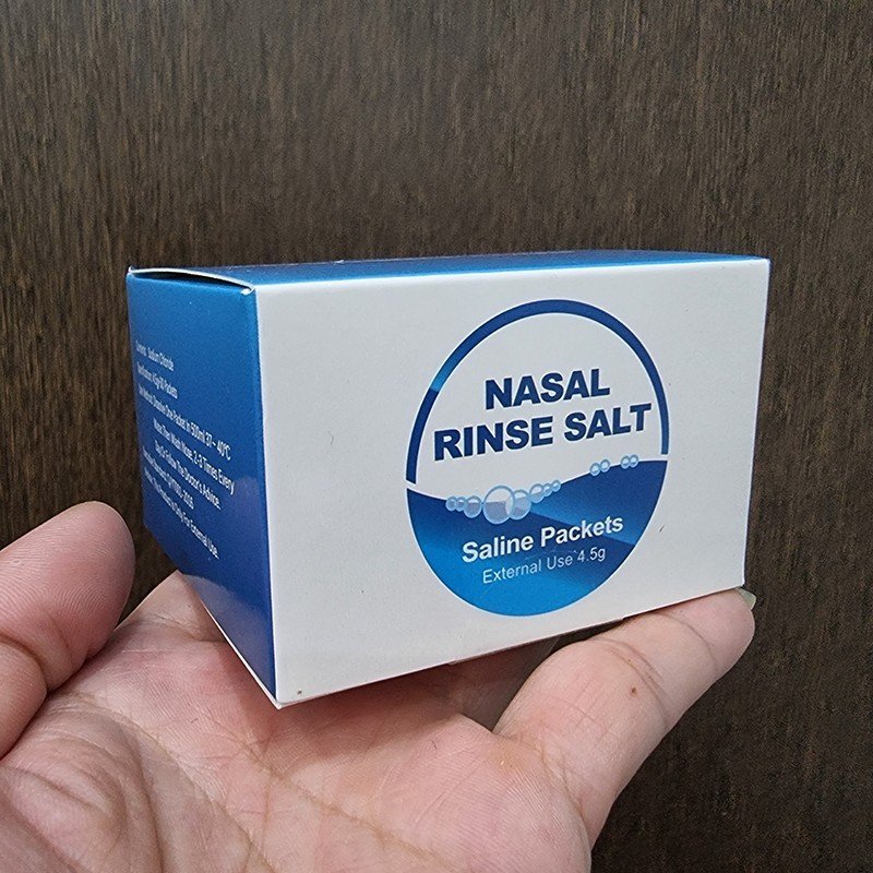 Muối Rửa Mũi Nano Bạc. Muối Sinh Lý Nasal Rinse Salt làm sạch nghẹt mũi, viêm mũi dị ứng, viêm xoang