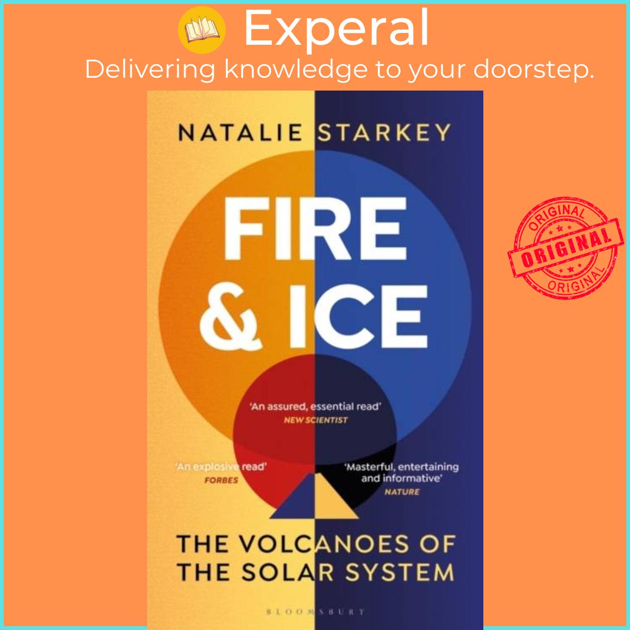 Sách - Fire and Ice - The Volcanoes of the Solar System by Natalie Starkey (UK edition, paperback)