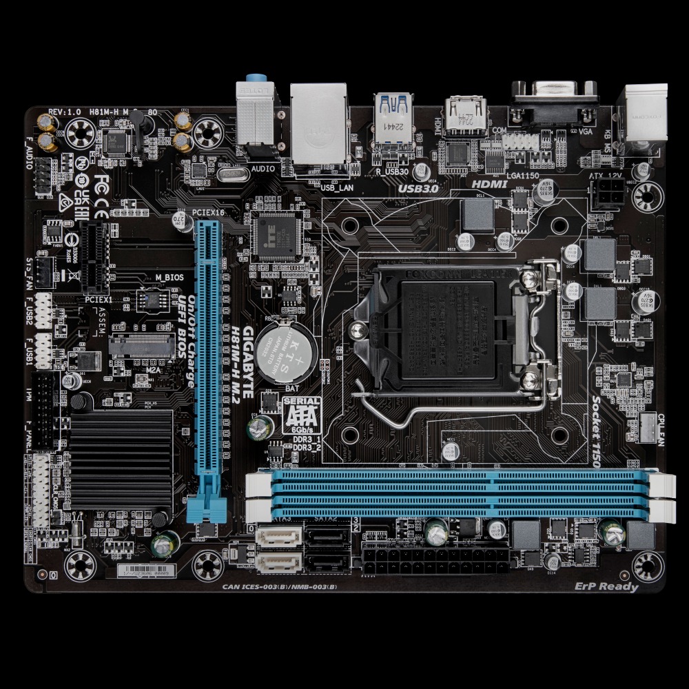 Mainboard Gigabyte H81M-H M.2 – Socket LGA1150 - Hàng Chính Hãng