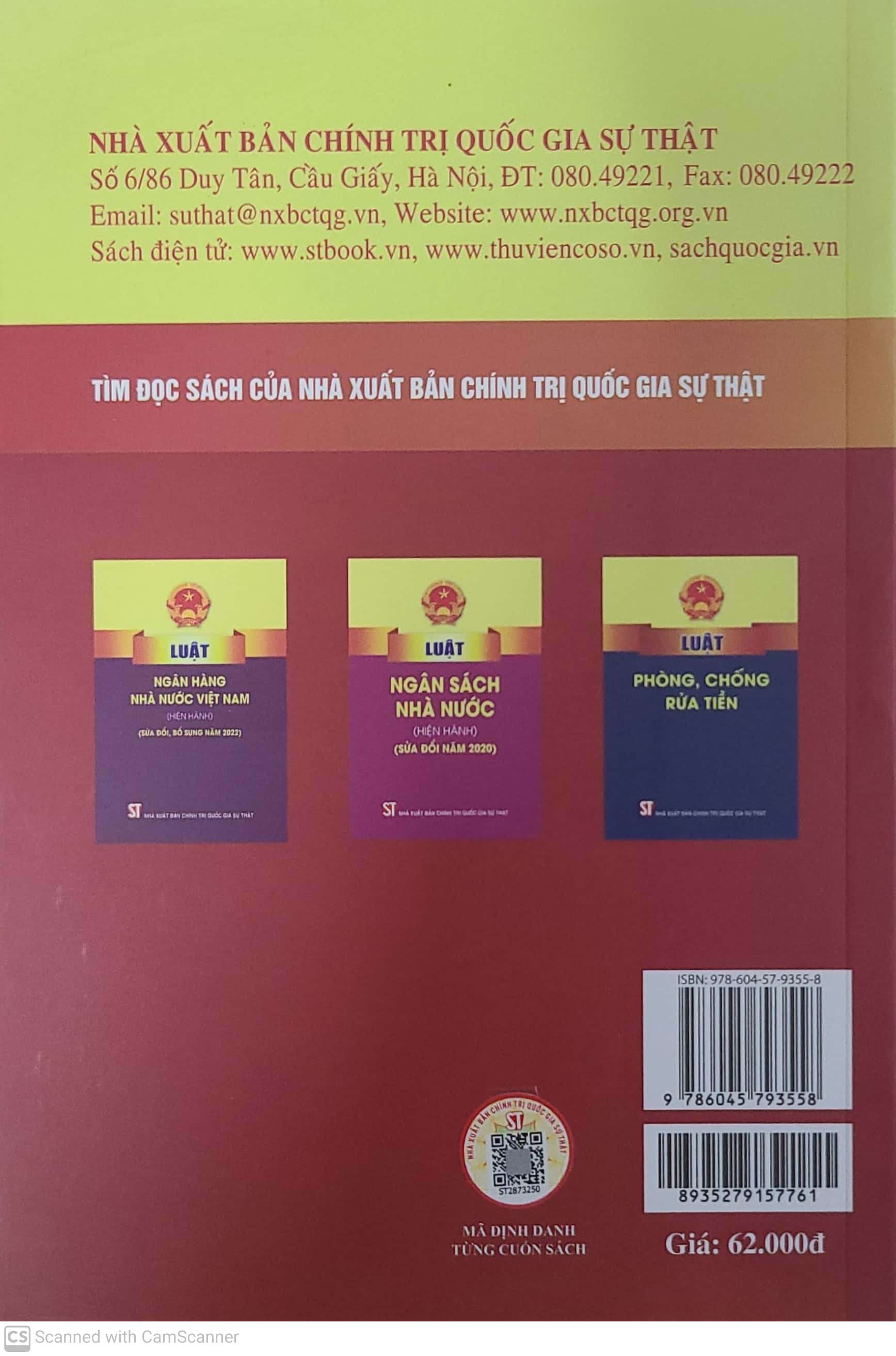 Luật Các Tổ Chức Tín Dụng năm 2024 (hiệu lực từ 01/07/2024)