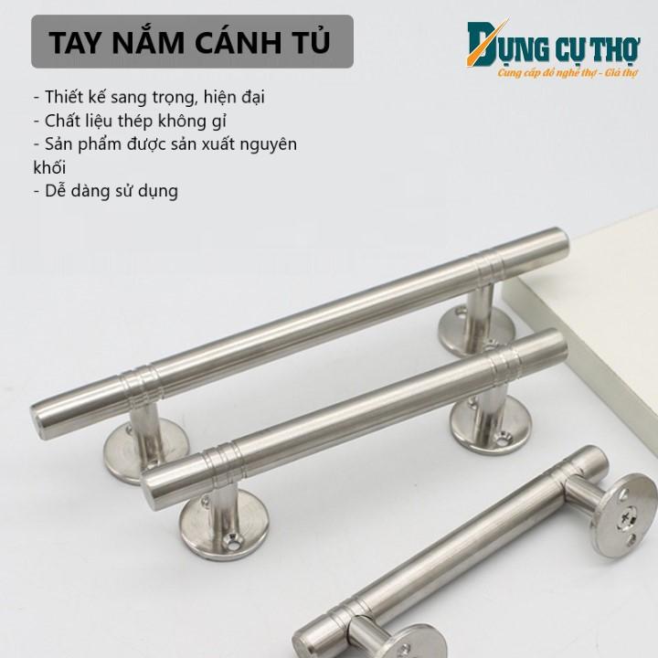 Tay Nắm Inox Cho Cửa Tủ Bếp, Tủ Áo, Ngăn Kéo - Hàng Dày Đặc - Kiểu 1