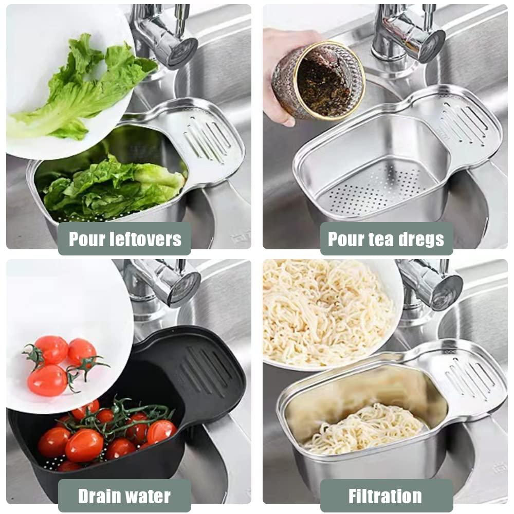 Bộ lọc bồn rửa bằng thép không gỉ Bộ lọc không gỉ kệ nhà bếp đa năng rây