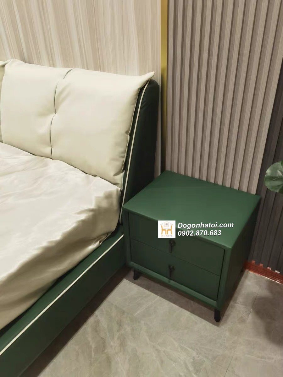 Giường Ngủ Bọc Nệm Đơn Giản Mà Đẹp GNB05