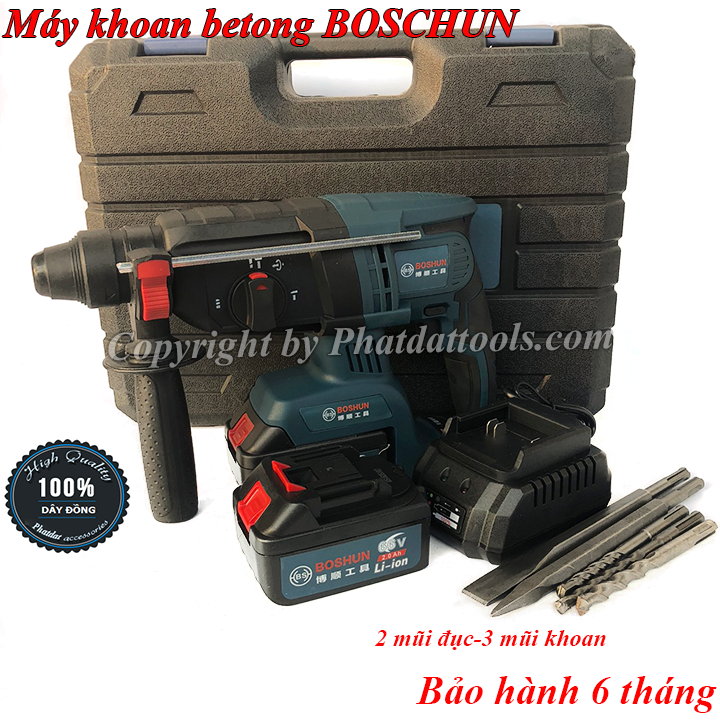 Máy khoan betong dùng pin Boshun 2-26