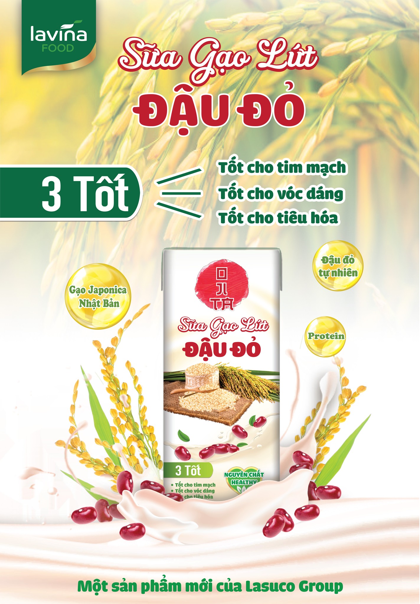 Thùng 30 hộp Ojita - Sữa gạo lứt đậu đỏ 180ml