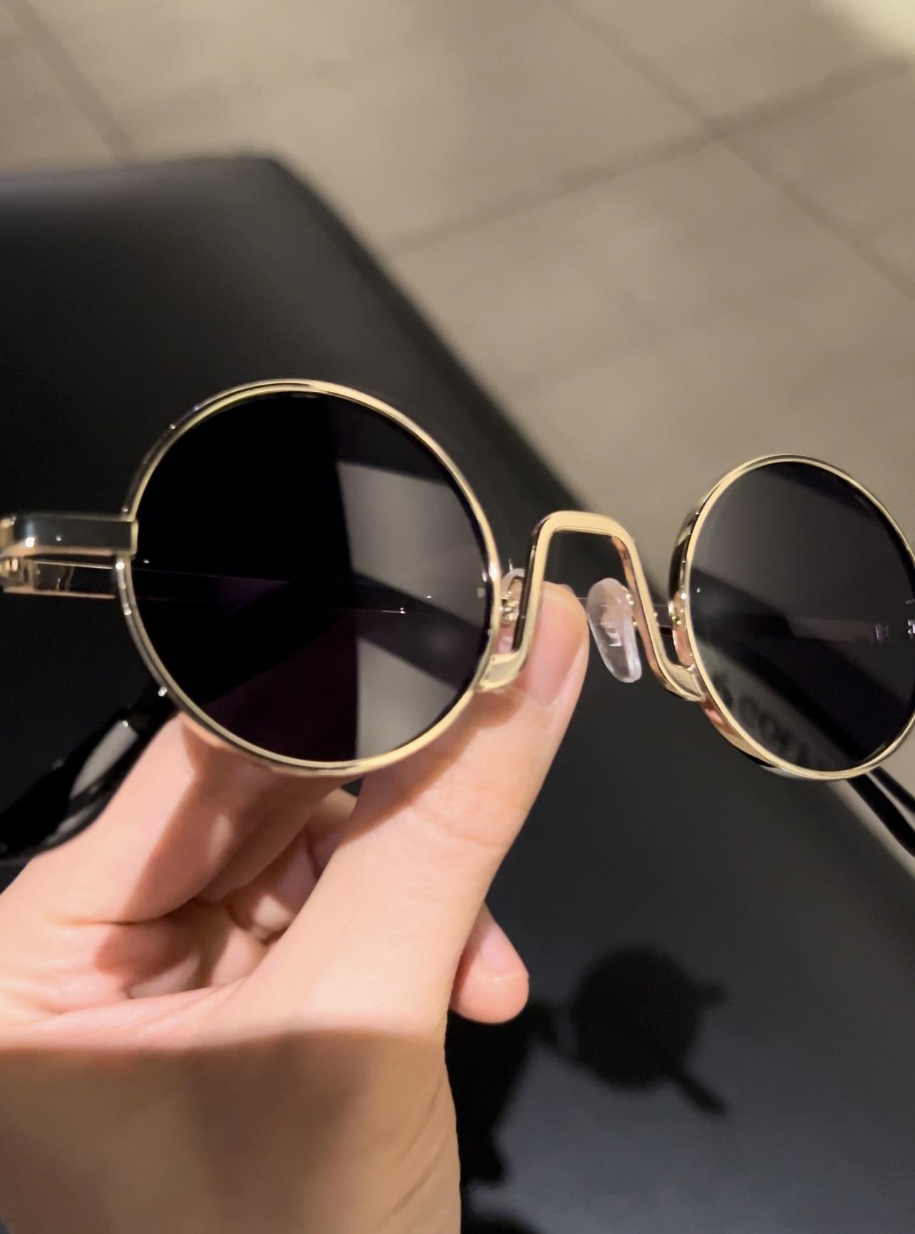 Kính râm Mắt tròn siêu nhỏ, siêu mini