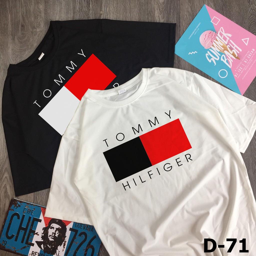 Áo Thun Unisex Nam Nữ In Chữ Đơn Giản