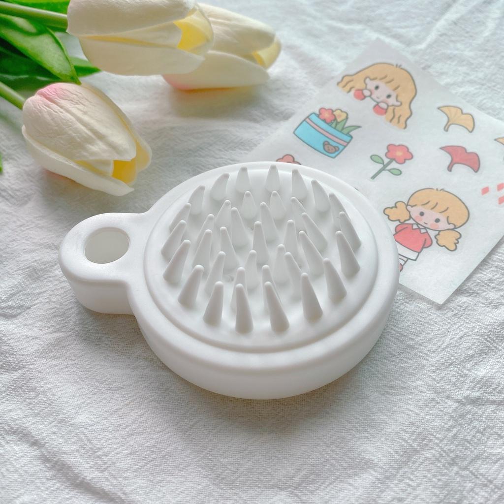 Lược gội đầu Silicone - mát xa da đầu - giảm rụng tóc - kích thích mọc tóc