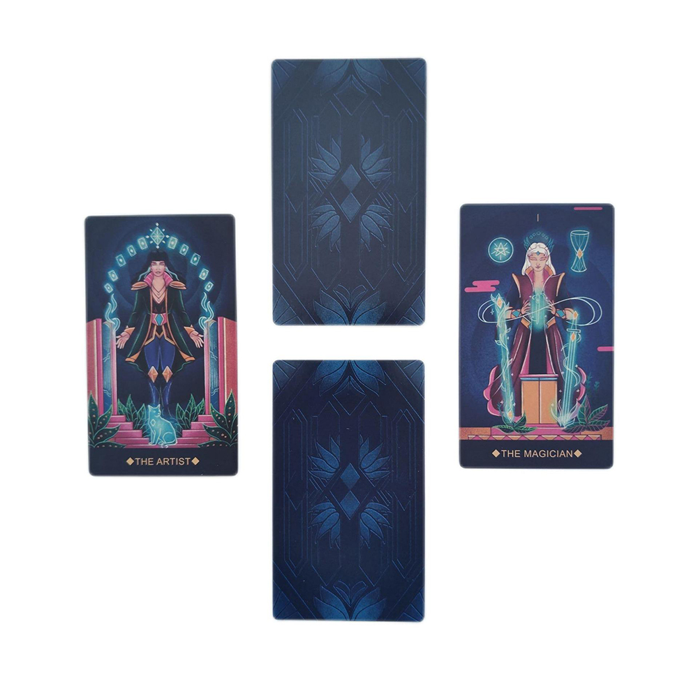 Bộ Bài Fantôme Tarot 78 Lá Bài 7x12 Cm Tặng Đá Thanh Tẩy