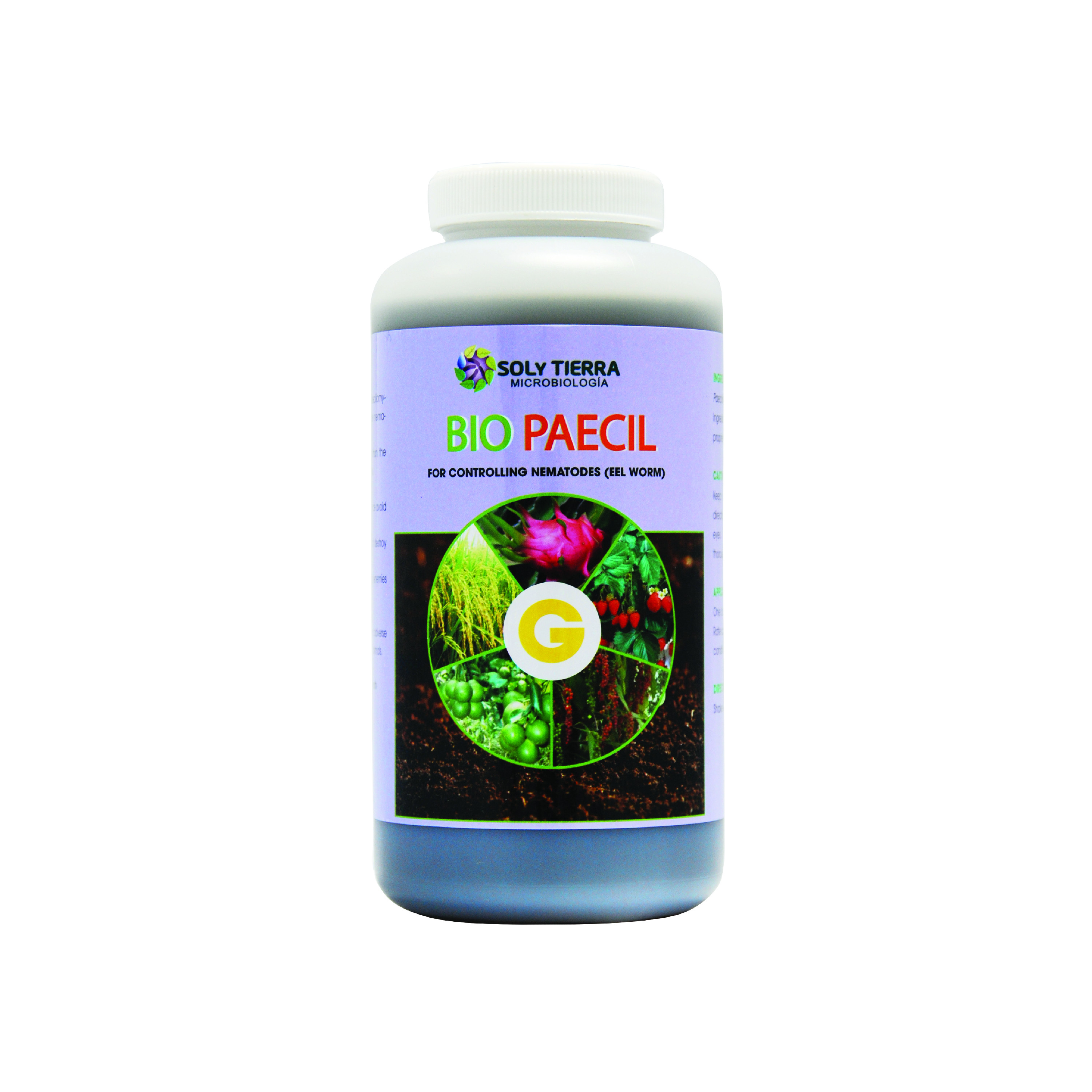 Vi sinh đặc trị tuyến trùng hại rễ Bio Paecil - NSX Sun & Earth Microbiology - Chai 1 quarter