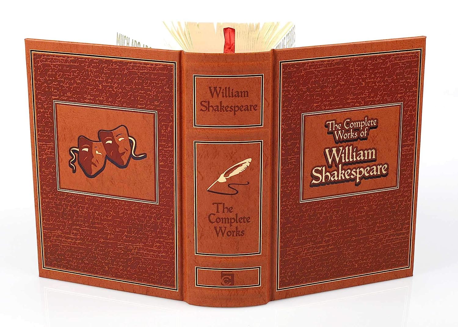 Artbook - Sách Tiếng Anh - The Complete Works of William Shakespeare (Leather-bound Classics)