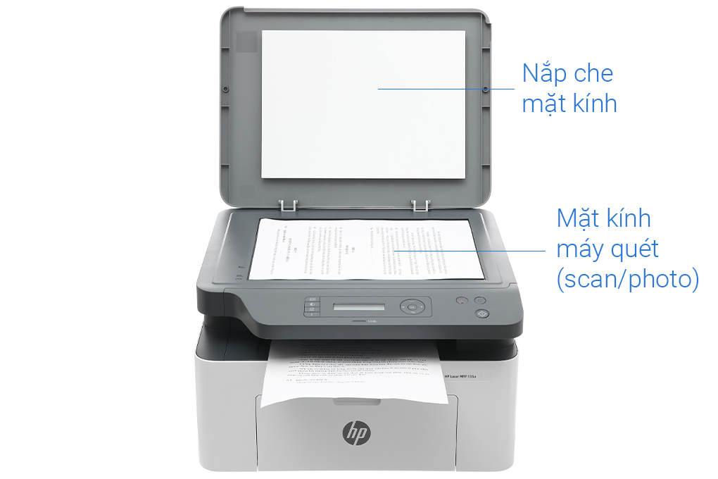 Máy in HP Laser Trắng đen đa năng In scan copy LaserJet 135a (4ZB82A)- Hàng chính hãng