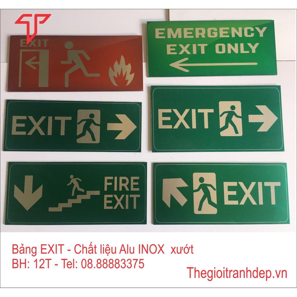 Bảng lối thoát hiểm, bảng exit, bảng chỉ dẫn, biển hướng dãn exit giá tốt nhất