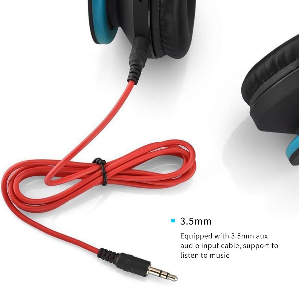 Tai nghe âm thanh nổi BT không dây Over-Ear / On-Ear Radio FM Radio 3.5mm Aux In Earphone với Giảm tiếng ồn