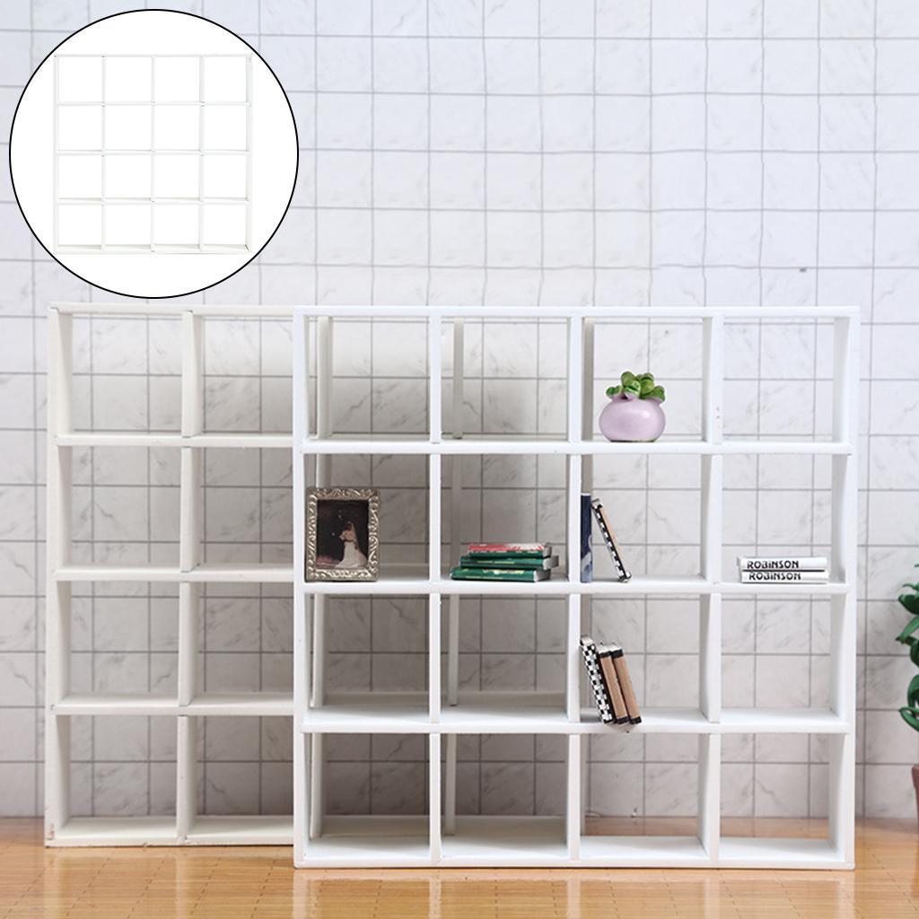 Mini Wooden Storage Display Organizer Stand for 12th Scale Dollhouse