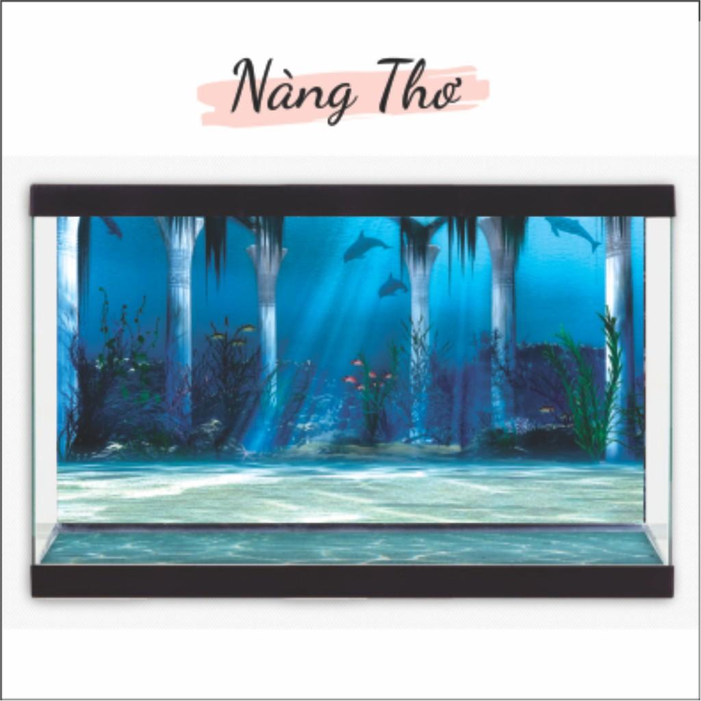Decal dán Hồ Cá 3D siêu đẹp 007