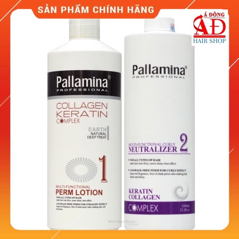 THUỐC UỐN TÓC PALLAMINA (UỐN LẠNH DẠNG GEL) 1000ML*2 MẪU MỚI