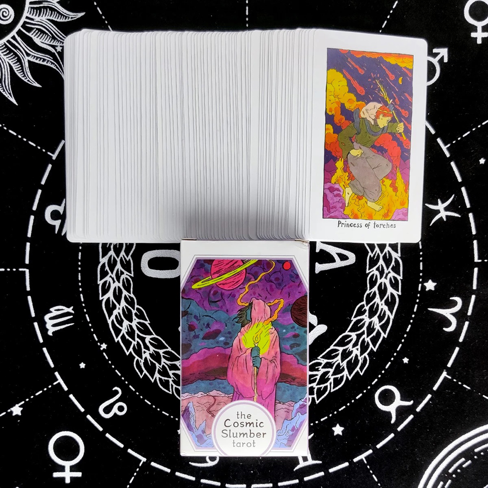 Bộ Bài The Cosmic Slumber Tarot 78 Lá Bài Tặng Đá Thanh Tẩy