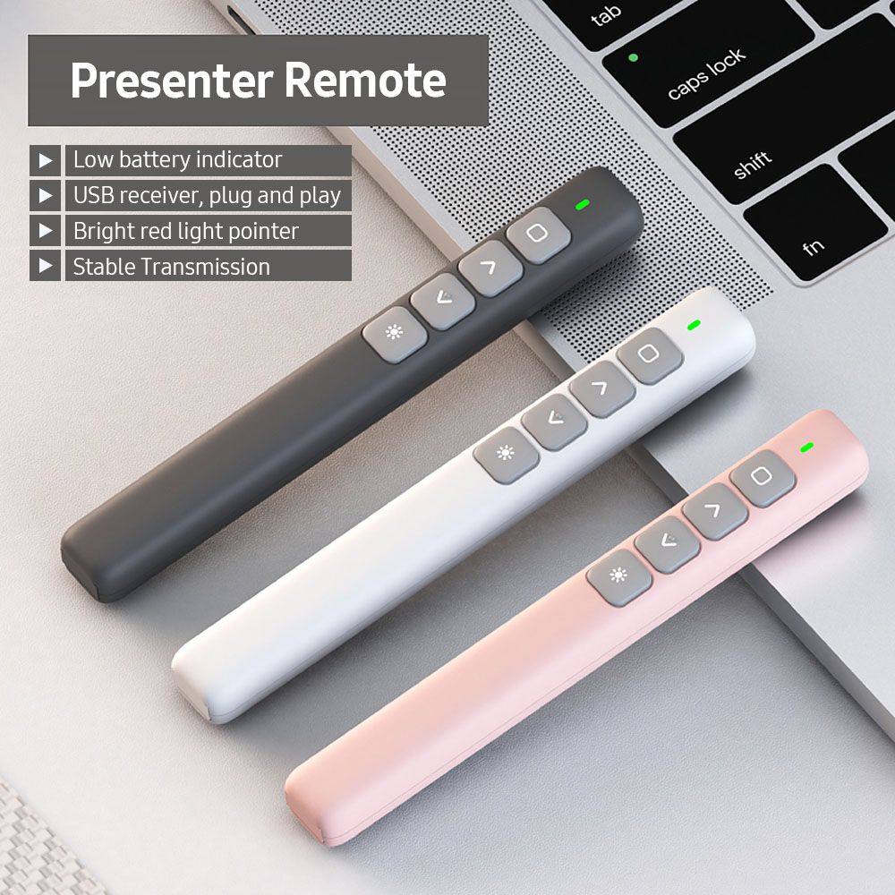 Máy Thuyết Trình 2.4GHz Từ Xa Với Con Trỏ Không Dây USB
