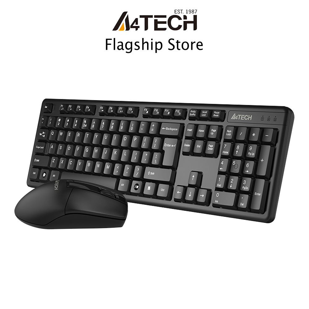 Combo Bàn phím + Chuột không dây A4TECH 3330N - Hàng chính hãng