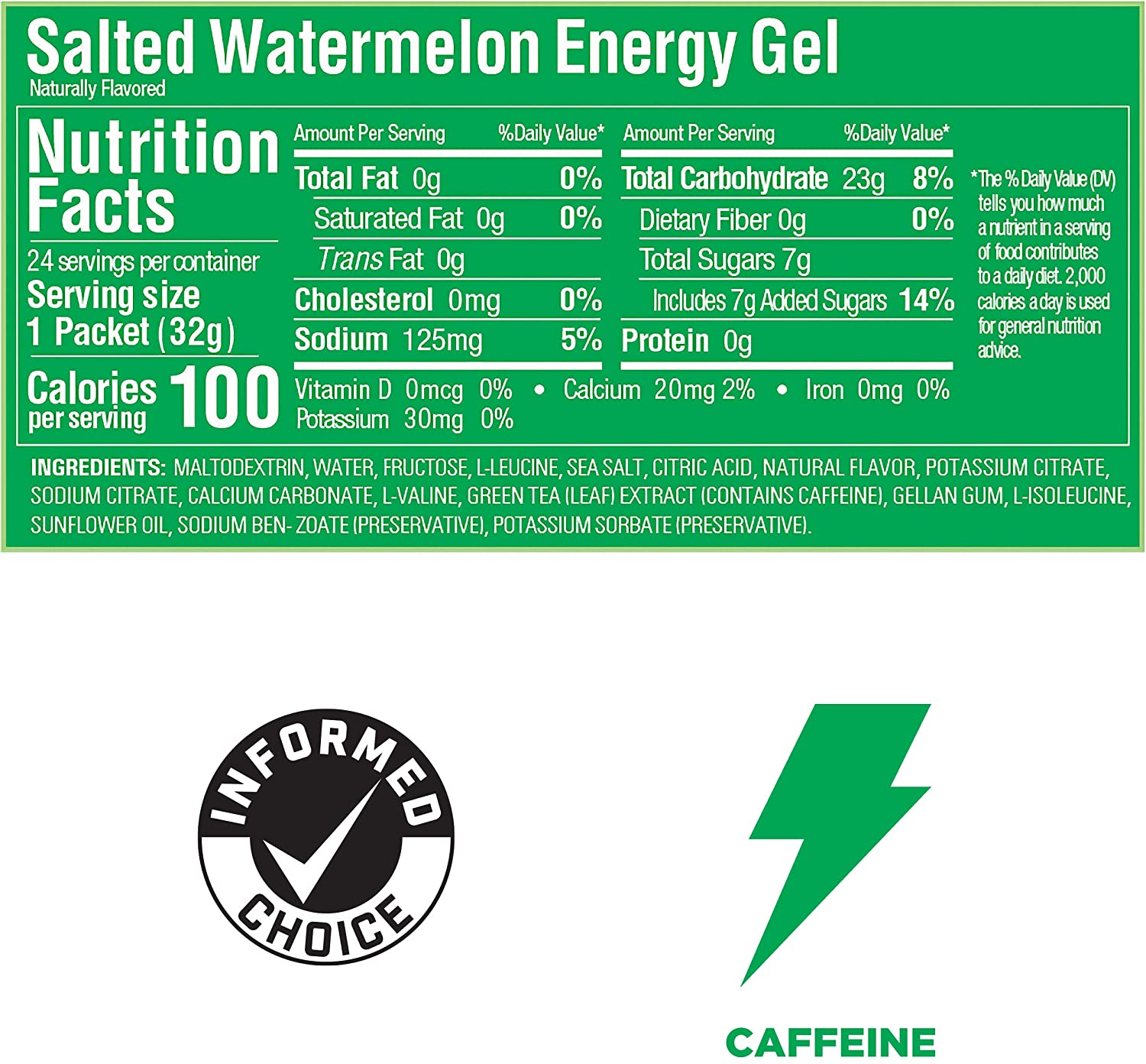 (COMBO 6 GÓI) GU Energy Gel Năng Lượng Vị Salted Watermelon - Dưa Hấu Muối Biển - Combo 6 Gói