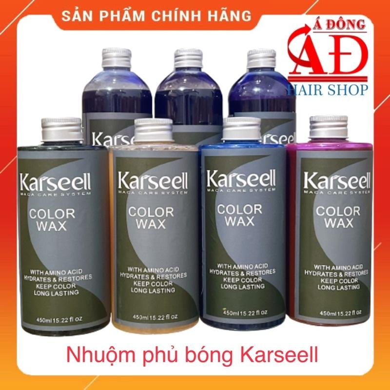 MÀU NHUỘM PHỦ BÓNG KARSEELL COLOR WAX HƯƠNG TRÁI CÂY 450ML