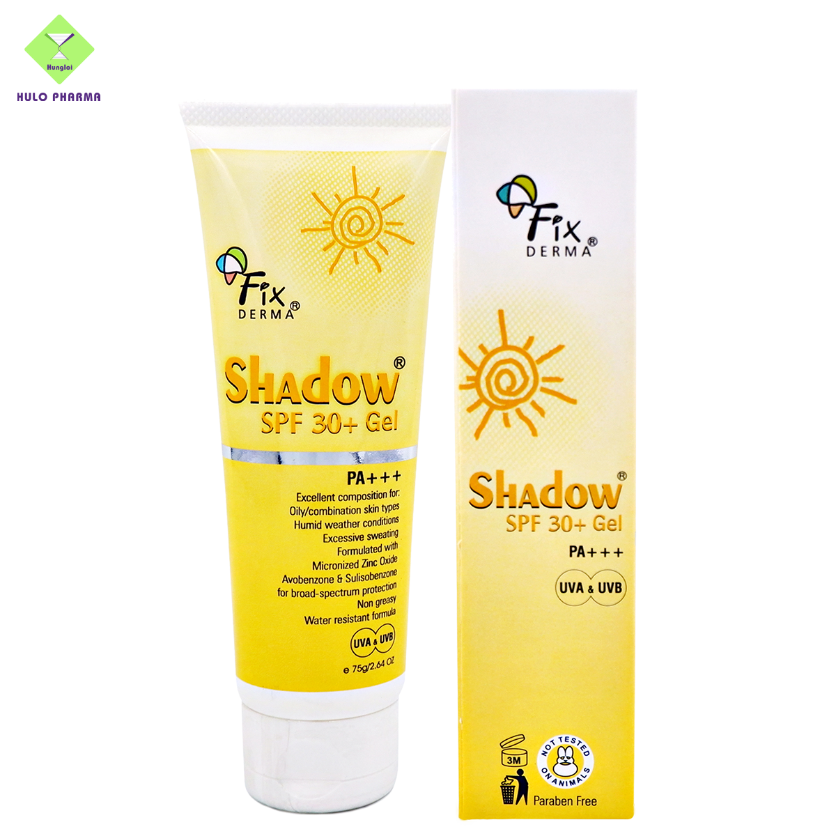 Gel chống nắng Fixderma Shadow SPF 30+ Gel (75g)