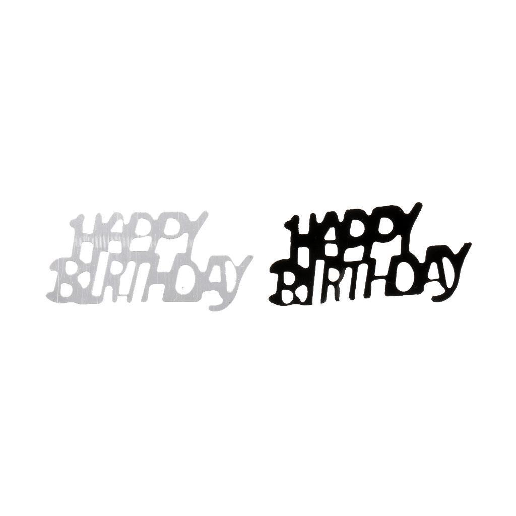 4xBirthday Celebration Confetti Party Decor Scatter Sprinkles Happy Birthday