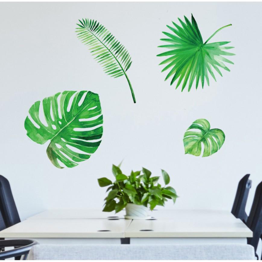 Decal trang trí tường - Lá Cỏ Bắc Âu 04 mới