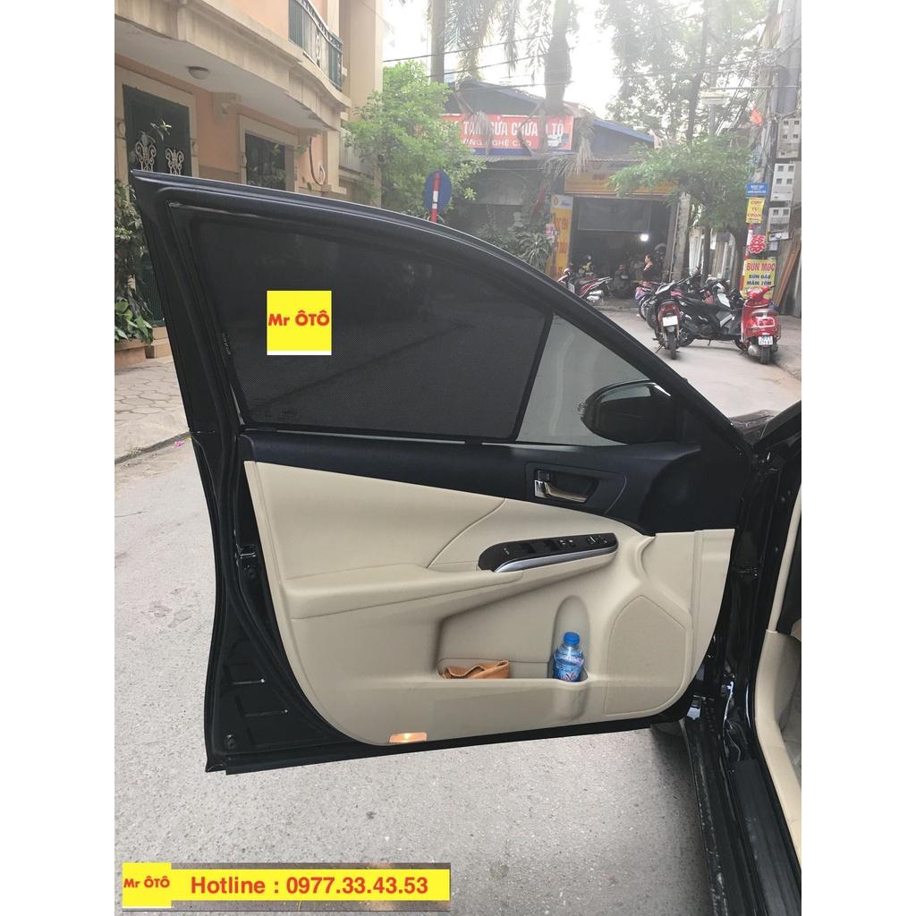 Rèm Che Nắng Xe Toyota Camry 2013-2018 Loại 1. Cam Kết Vải Dày, Chuẩn Khít Theo Xe