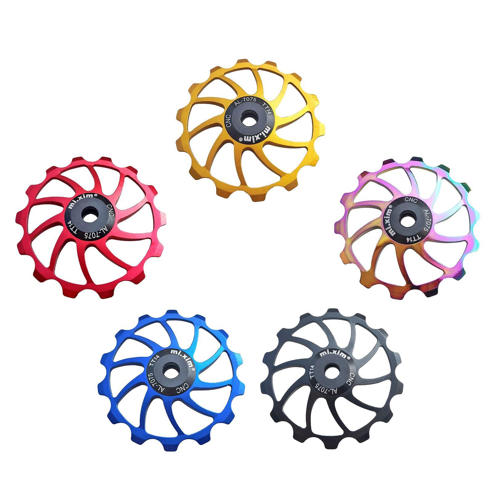 Rear Derailleur Mountain Bike Guide Roller Pulley Accessories Red