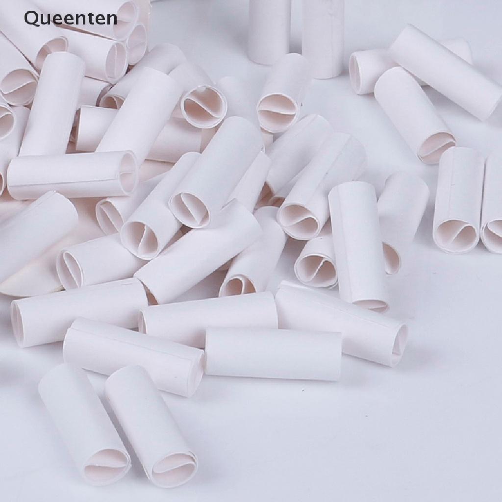 Queenten 120x pre rolled natural unrefined cigarette filter rolling paper tips white 6mm QT