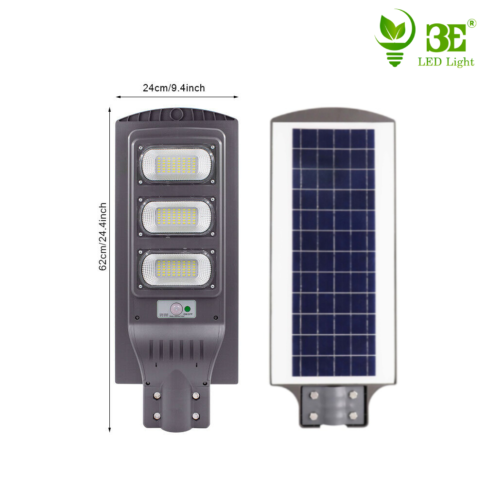 Đèn Đường Năng Lượng Mặt Trời Liền Thể 3E LED LIGHT Tấm Pin Poly Công Suất 90w