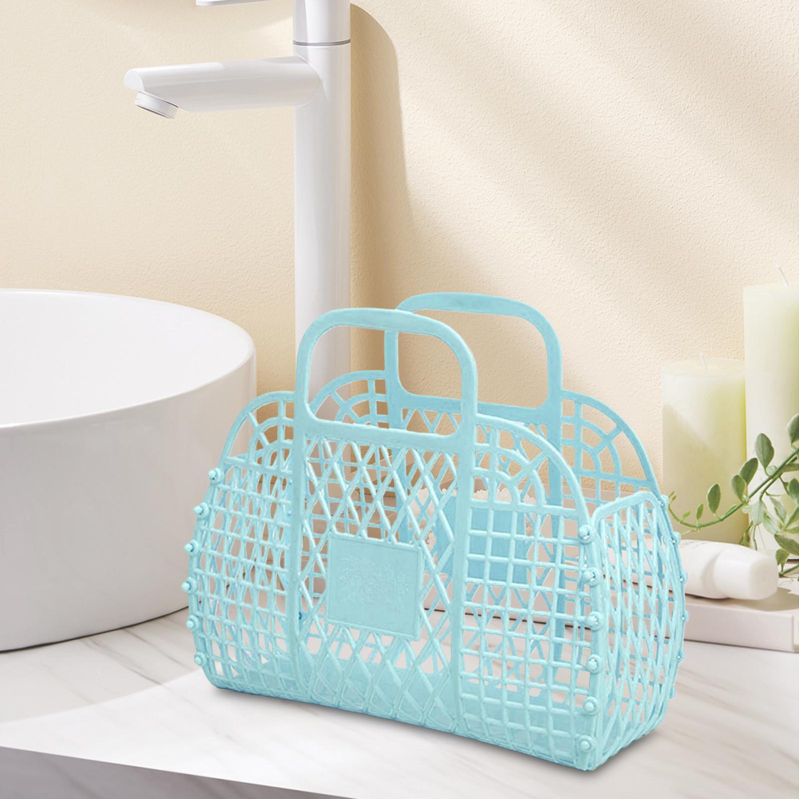 Shower Basket Dorm Beach Tote Bags for Bathroom Kitchen