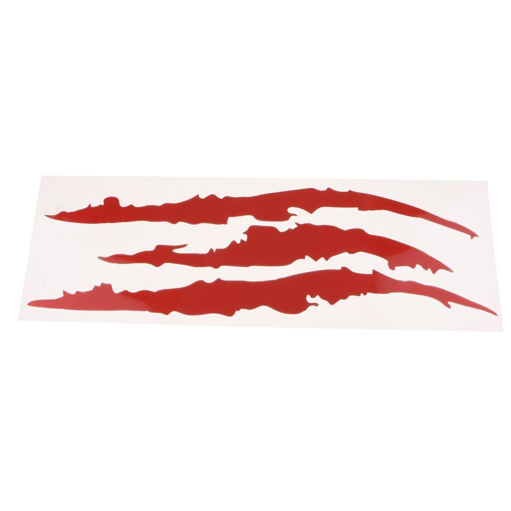 Monster Sticker Scratch Stripe Claw Marks Car Bike Auto Vinyl Sticker Decals