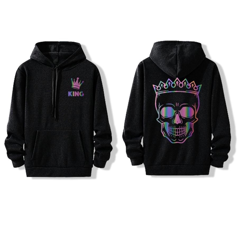 Áo hoodie Nam Nữ Vải Nỉ Ngoại Dầy Dặn Phản Quang 7 màu King Anam Store