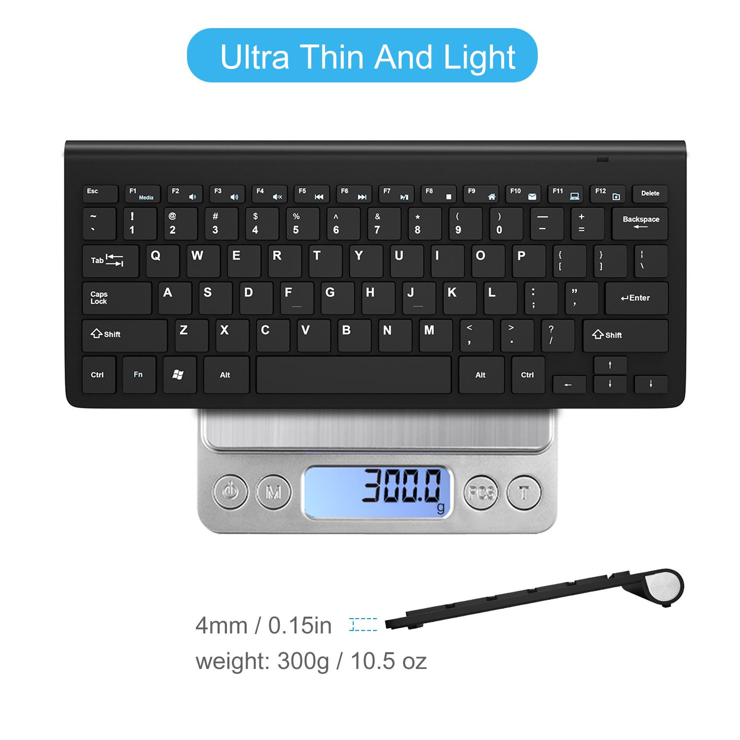 Bàn Phím Không Dây 2.4G Và Chuột Bàn Phím USB Mini Chuột Sản Phẩm Im Lặng Teclado Inalambrico Bluetooth Với Chuột Cho Laptop