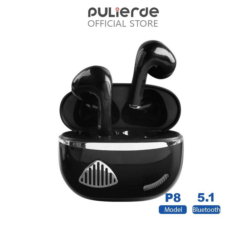Tai nghe nhét tai bluetooth không dây Pulierde TWS P8 5.1 mini 9D cho điện thoại