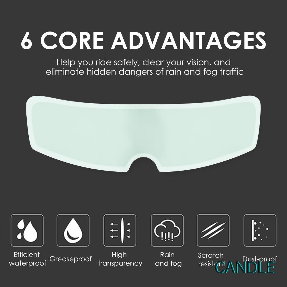 Miếng Dán Chống Sương Mù Cho Mũ Bảo Hiểm Xe Máy