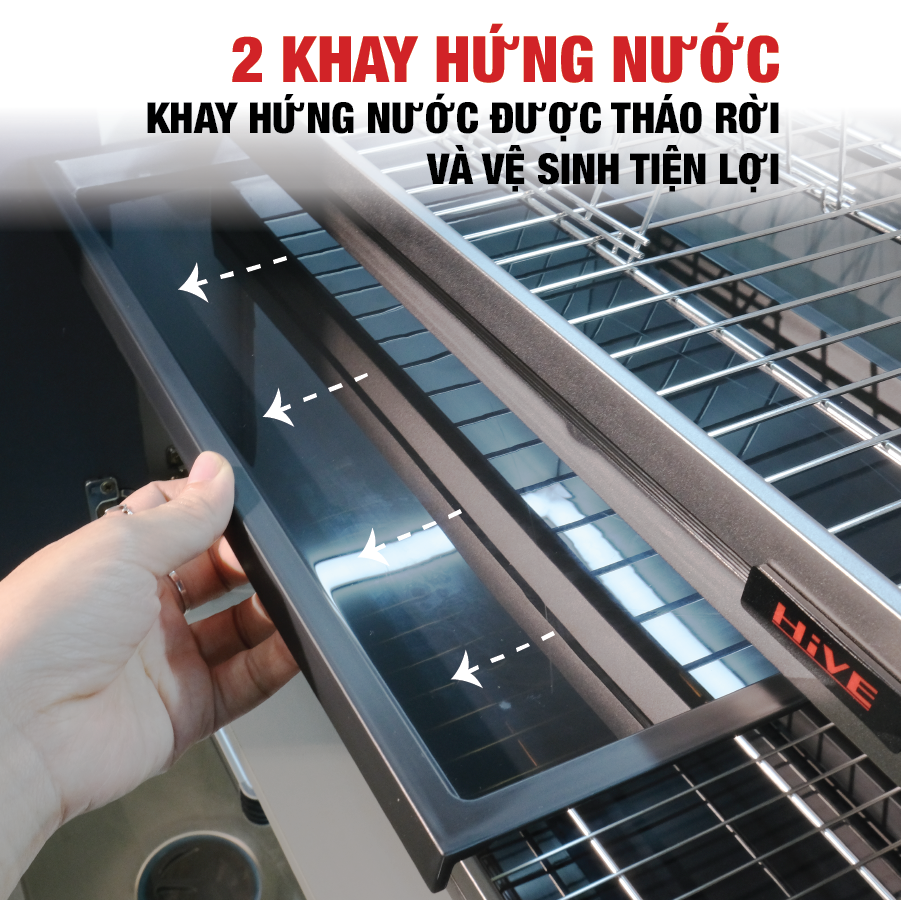 KỆ CHÉN BÁT CỐ ĐỊNH PREMIUM TREO TỦ BẾP